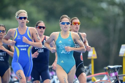 Erin Densham and Lisa Norden at the Olympics