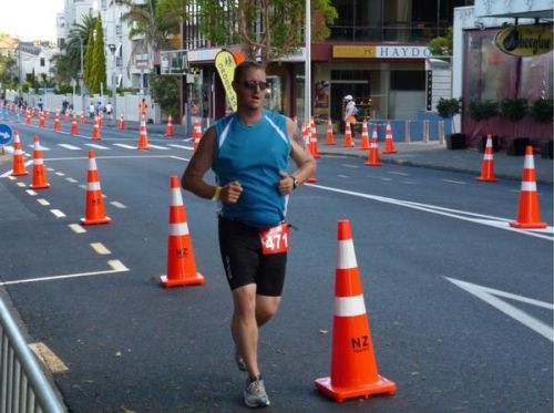 Matt Somerville at Takapuna earlier this year