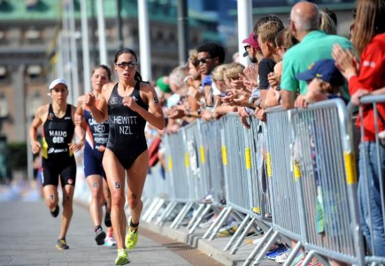 Andrea Hewitt during the run