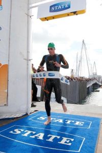 New Zealand swimmer Kane Radford winning the 2011 event