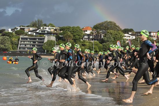 Start of race #2 of the Stroke & Stride Series