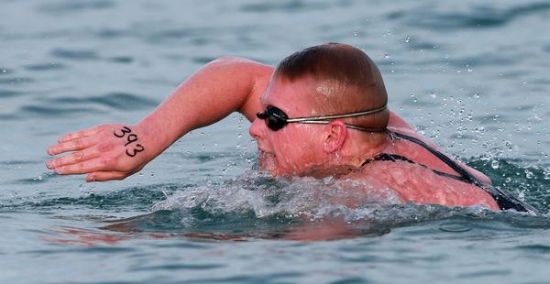 Jarrod Poort during the State Harbour Crossing last month