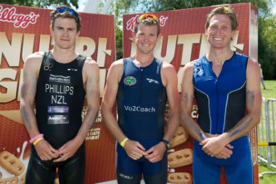 The top men from the Taupo Half Ironman