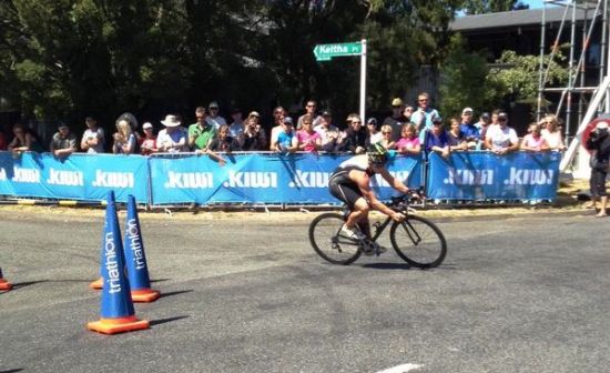 Tom Davison during the Oceania Sprint Championship at Kinloch last weekend