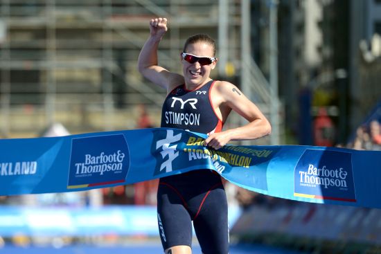 Jodie Stimpson winning in Auckland