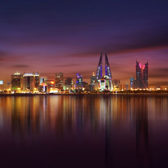 Manama Skyline at Night