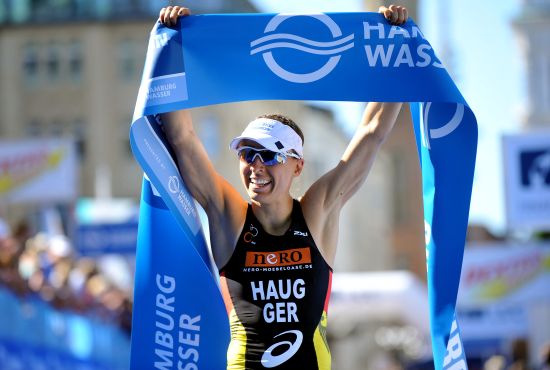 Anne Haug winning in Hamburg last year