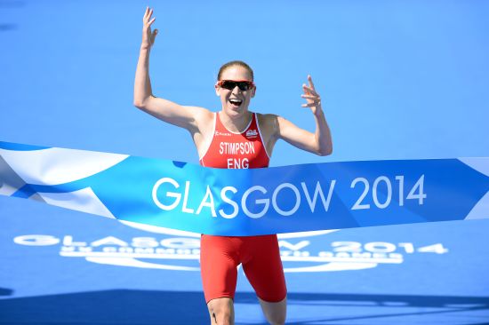 England's Jodie Stimpson takes gold