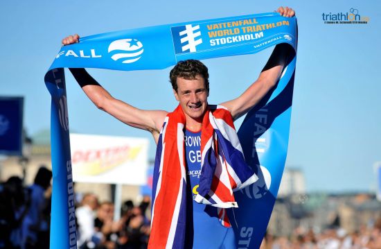 Alistair Brownlee in Glasgow